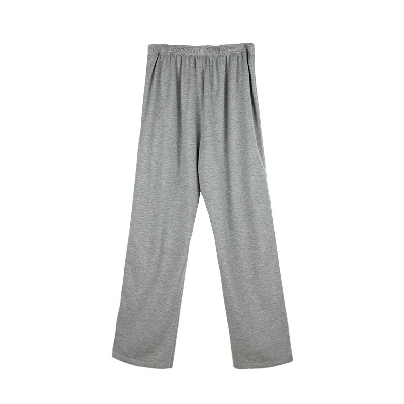 Grey Elastic Waist Pants for Comfortable and Easy Wear