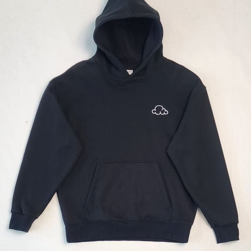 Premium Fleece Oversized Hoodie with Custom Embroidery Logo