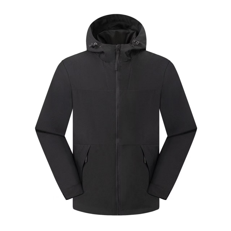 Windproof Softshell Performance Jacket with Full Zip Construction