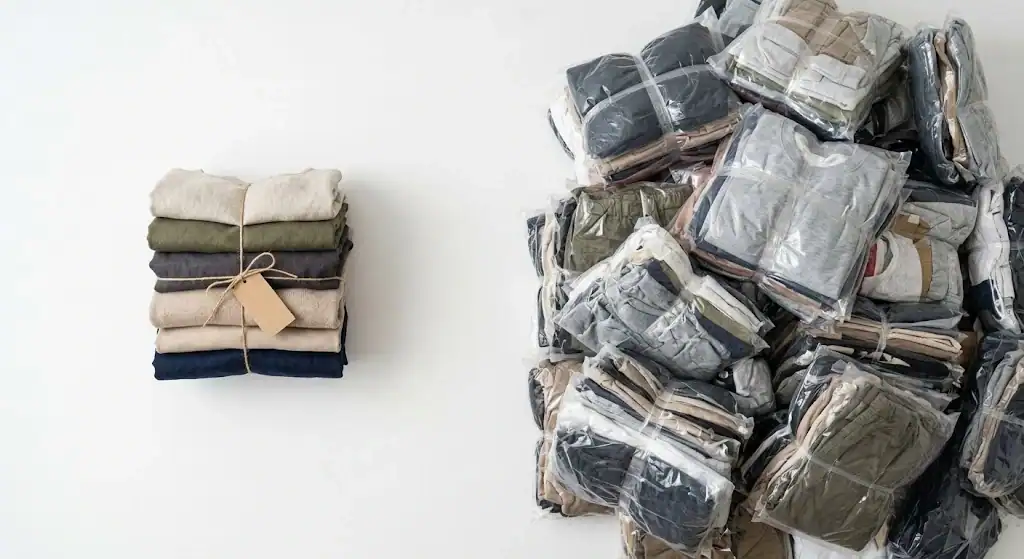 Comparison of small batch versus bulk clothing production