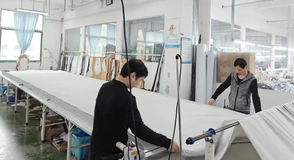 Soft breathable fabric used in adaptive women's garments