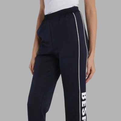 Navy Blue Stretch Pants