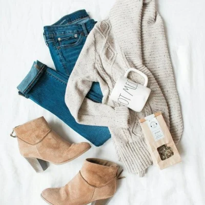 Flatlay of Garments & Accessories